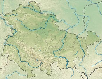 Karte Flüsse Thüringen