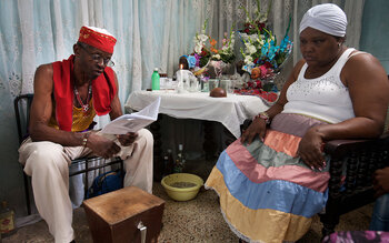 Santería-Ritual auf Kuba