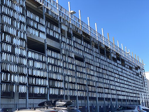 Parkhaus in Bergen in Norwegen