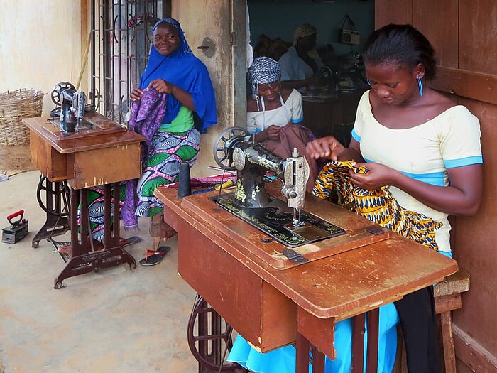 Näherinnen in Lomé