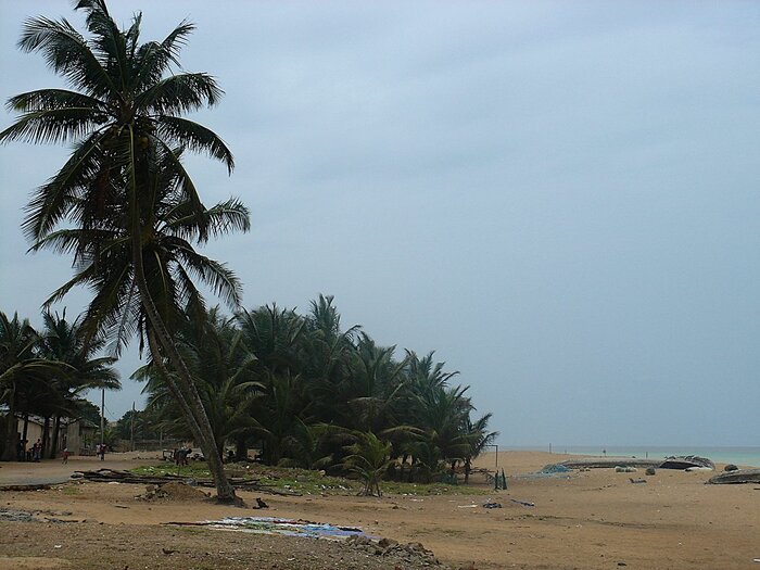 Strand bei Aného in Togo