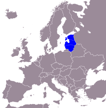 Karte Baltikum