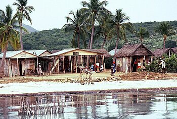 Häuser auf der Île de la Gonâve