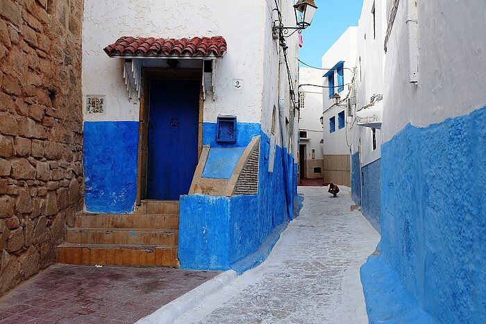 Gasse in Chefchauouen