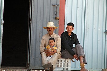 Marokkaner in Marrakesch