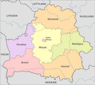 Belarus Regionen