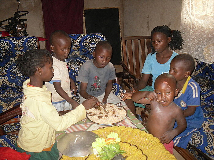 Essen in der Familie