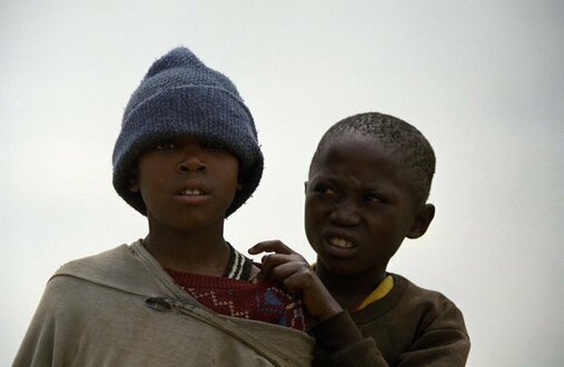 Jungen aus Lesotho