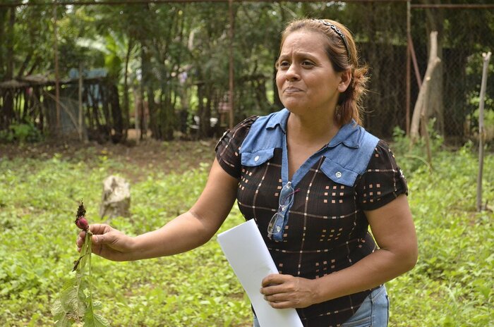Farmerin in Nicaragua