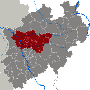 Lage Ruhrgebiet