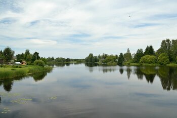 Fluss in Estland Vohandu