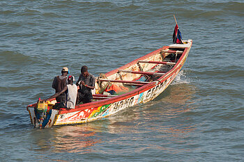 Fischfang in Gambia