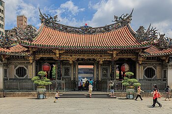 Eingang zum Longshan-Tempel
