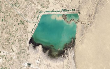 Stausee in Turkmenistan