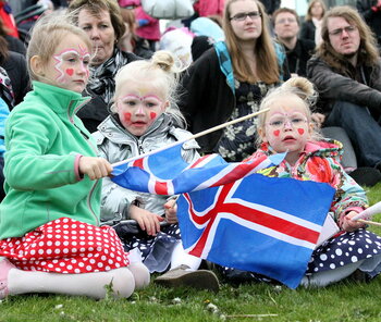 Drei isländische Mädchen