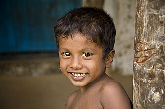 Junge in Sri Lanka