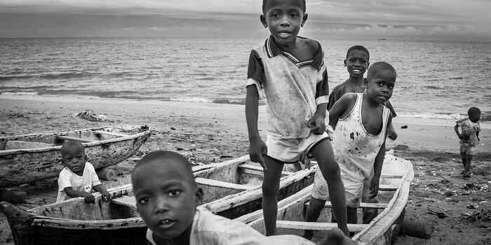 Kinder auf São Tomé