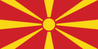 Nordmazedoniens Flagge