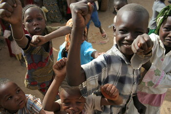 Kinder in Tanout, Niger