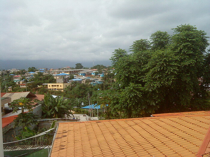 Blick auf den Atlantik in Malabo