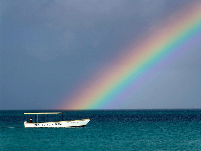 Regenbogen auf Jamaika