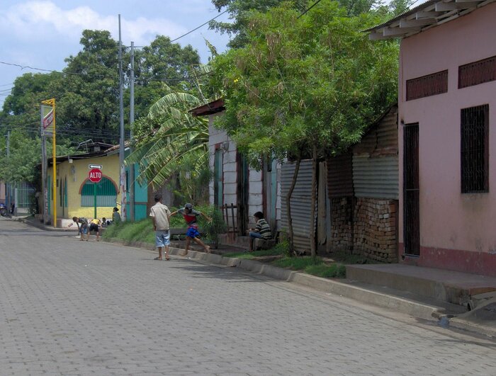 Straße in Chichigalpa