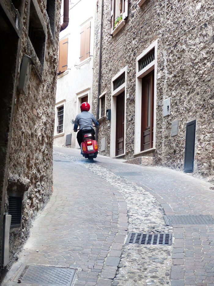 Motorroller in Italien