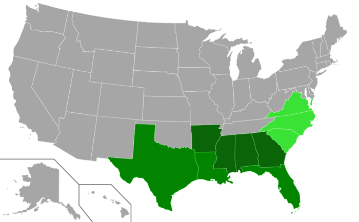 Cotton-Belt der USA