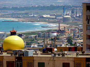 Export von Erdgas in Oran in Algerien