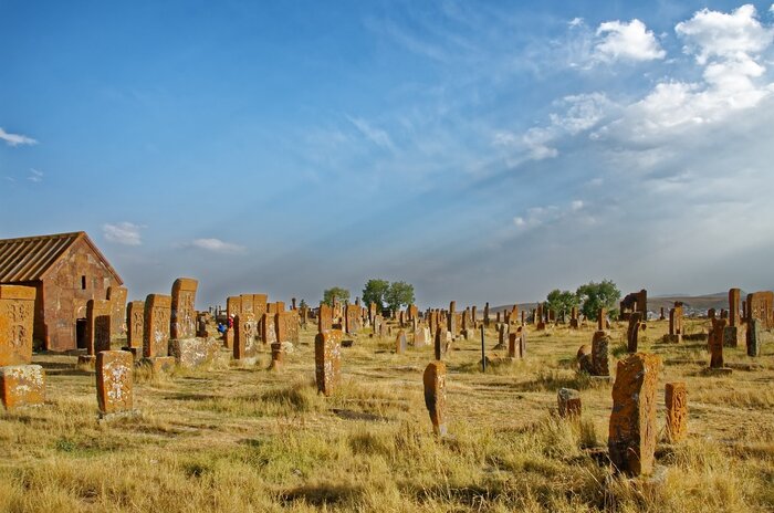 Friedhof von Noratus mit Chatschkaren