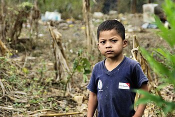 Junge aus Guatemala