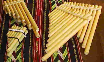 Panflöten (Siku) in Peru