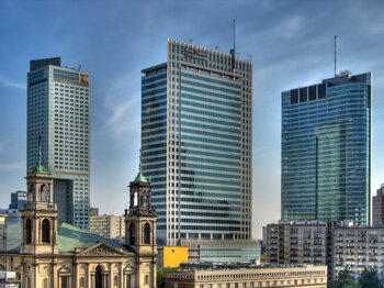 Wolkenkratzer in Warschau