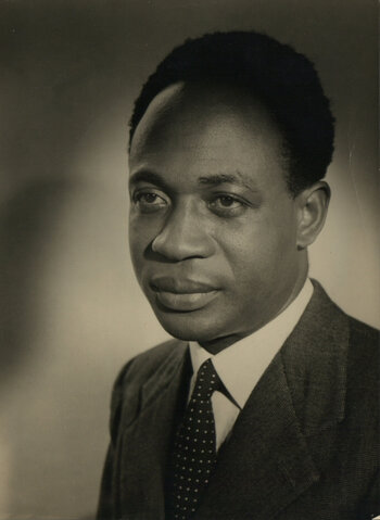 Erster Präsident von Ghana Kwame Nkrumah