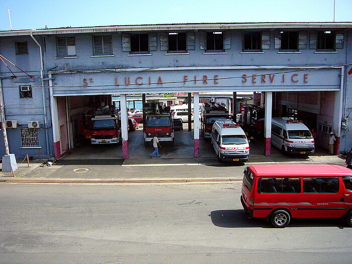 Feuerwehr von Castries