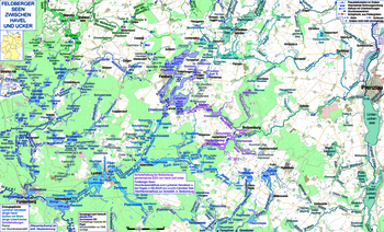 Feldberger Seenlandschaft Karte