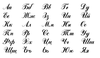 Bulgarisches Alphabet