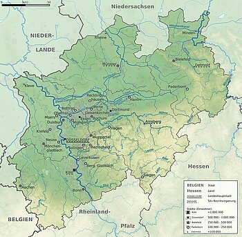 Karte Nordrhein-Westfalen