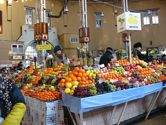 Obststand in Kiew