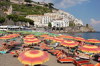 Strand in Italien, Anziehungspunkt für Touristen