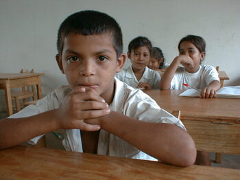 Schüler in Honduras