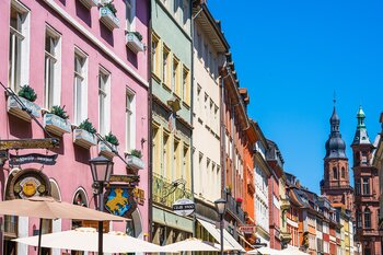 Die Innenstadt von Heidelberg