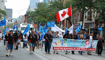 Labour Day Parade in Toronto 2011