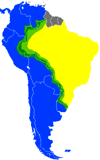 Sprachkarte Brasilien