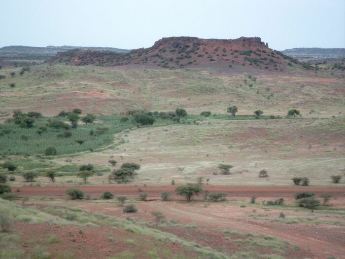 Inselberg in Burkina Faso