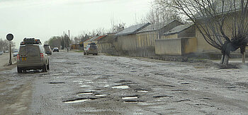 Straße in Usbekistan