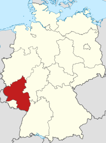 Karte von Rheinland-Pfalz