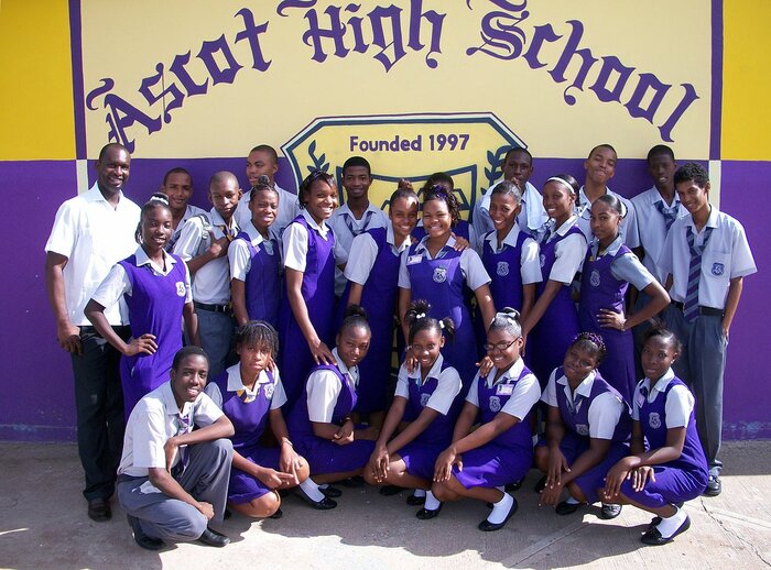 Schüler einer High School in Jamaika