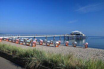 Timmendorfer Strand an der Lübecker Bucht