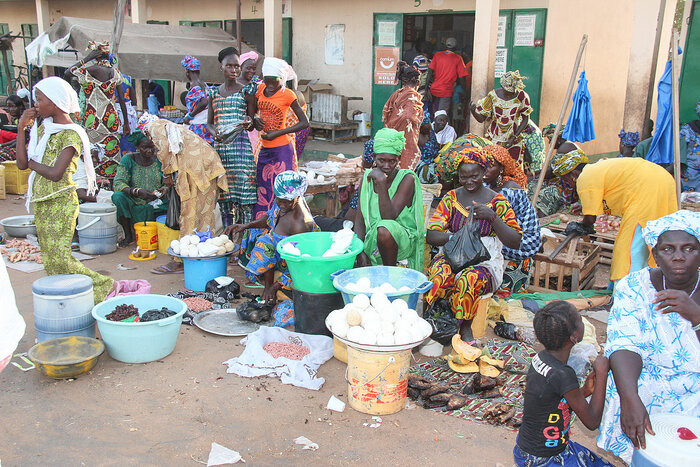 Markt in Gambia